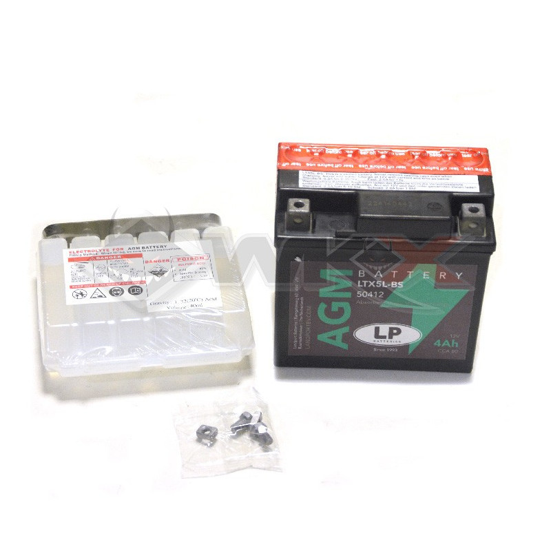 Batterie LANDPORT AGM LTX5L-BS de Quad et pit bike
