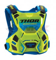 Plastron enfant THOR Guardian MX S/M JAUNE-BLEU