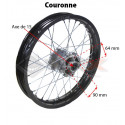 Roue arrière complète 16' axe 15mm Roue arrière complète 16' axe 15mm