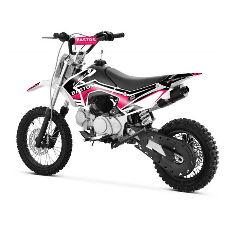Pit Bike 125cc BASTOS BS FIRST ROSE - édition 2025
