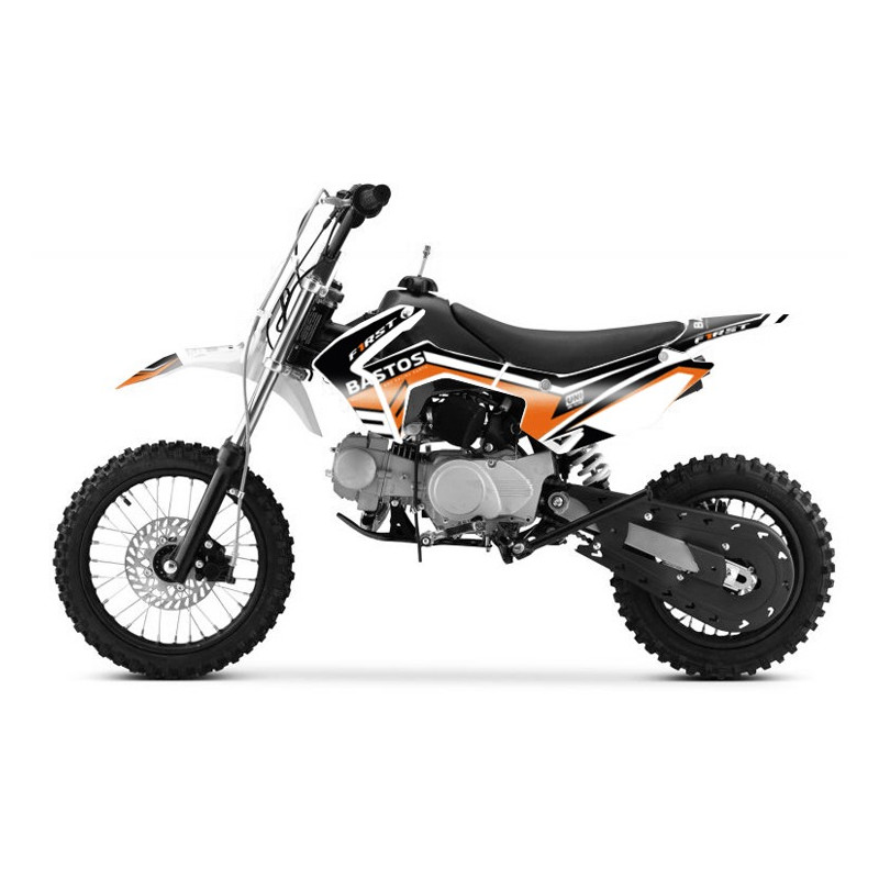 Pit Bike 125cc BASTOS BS FIRST ORANGE - édition 2025