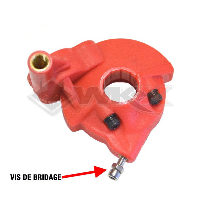 Tirage rapide avec bride de gaz ROUGE