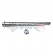 Piece Axe de roue 220mm diamètre 15 mm supermotard perçage 6mm de Pit Bike et Dirt Bike