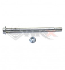 Piece Axe de roue 220mm diamètre 15 mm supermotard perçage 6mm de Pit Bike et Dirt Bike