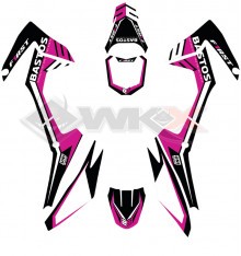Kit décoration FIRST mini CRF 110 ROSE