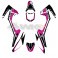Piece Kit décoration FIRST mini CRF 110 ROSE de Pit Bike et Dirt Bike