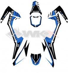 Piece Kit décoration FIRST mini CRF 110 BLEU de Pit Bike et Dirt Bike