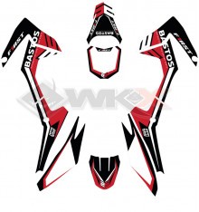 Kit décoration FIRST mini CRF 110 ROUGE