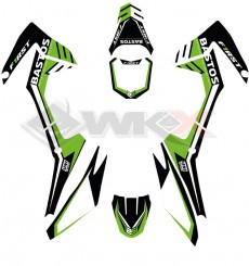 Piece Kit décoration FIRST mini CRF 110 VERT de Pit Bike et Dirt Bike