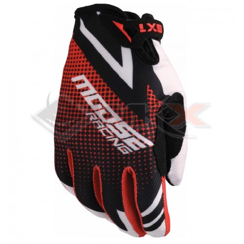 Piece Gants enfant MOOSE SX1 taille YS NOIR-ROUGE de Pit Bike et Dirt Bike