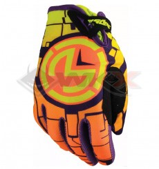 Piece Gants enfant MOOSE SX1 taille YXS ORANGE-VERT de Pit Bike et Dirt Bike