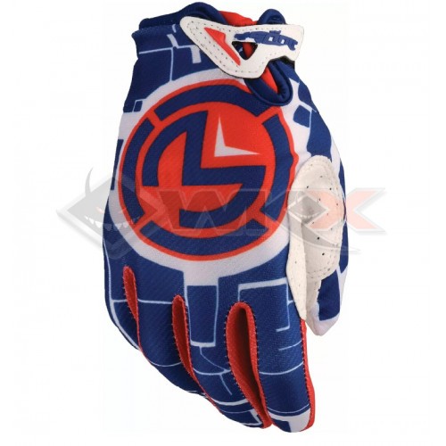 Piece Gants enfant MOOSE SX1 taille YM BLEU-BLANC-ROUGE de Pit Bike et Dirt Bike