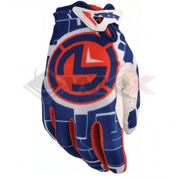 Gants enfant MOOSE SX1 taille YL BLEU-BLANC-ROUGE