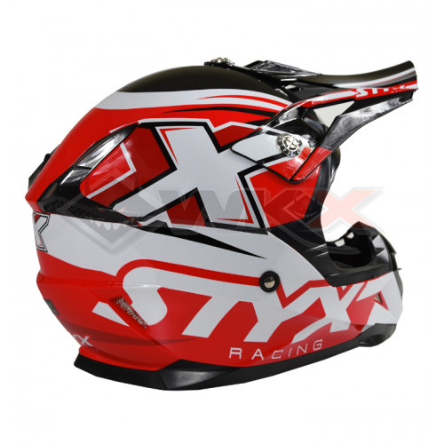 Casque STYX RACING taille S ROUGE