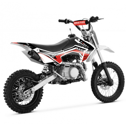 Pit Bike 150cc BASTOS BS FIRST ROUGE - édition 2025
