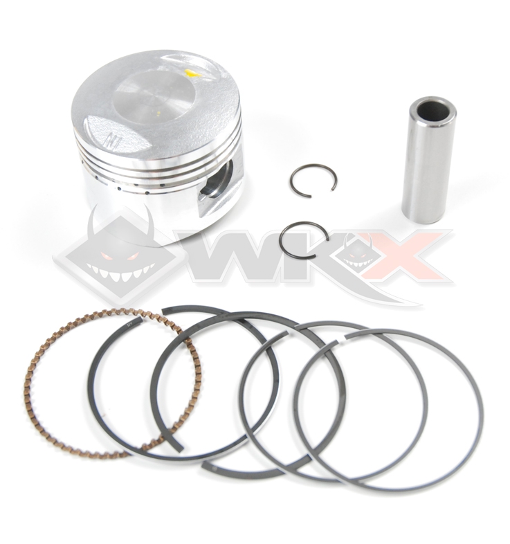 Kit piston 125 LIFAN diamètre 52,4 axe 14 mm