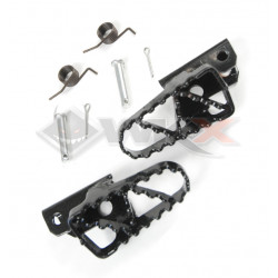 Cales pieds acier pour pit bike