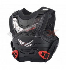 Piece Plastron POLISPORT phantom mini NOIR de Pit Bike et Dirt Bike
