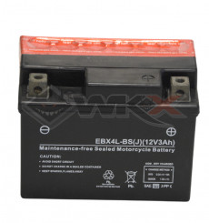Piece Batterie 12V POWERSPORTS AGM EBX4L-BS de Pit Bike et Dirt Bike