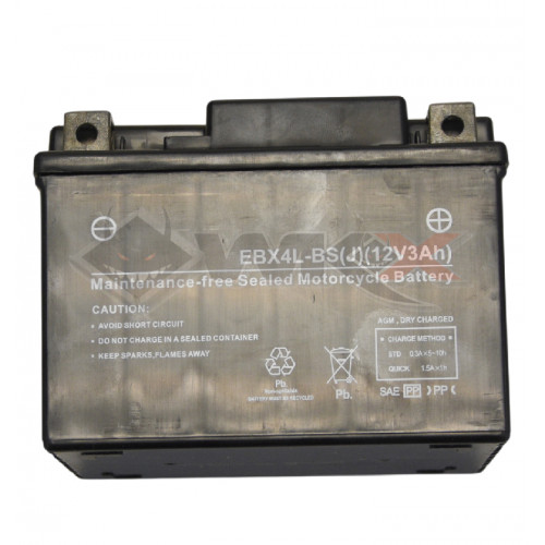 Batterie 12V POWERSPORTS AGM EBX4L-BS