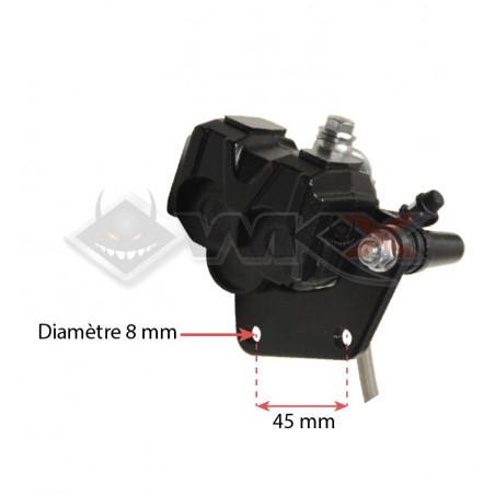 Mesure de l'étrier de frein de motocross