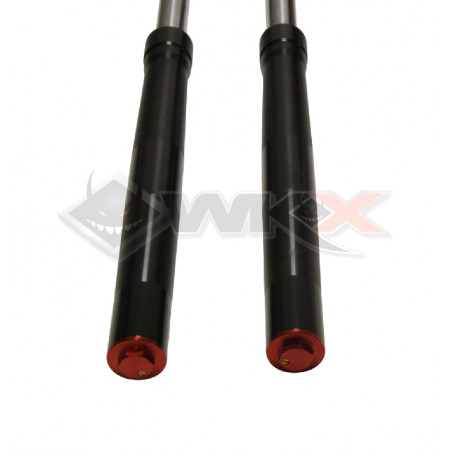 Fourche inversée hydraulique 750 mm pour pit bike, dirt bike et mini moto. Diamètre 45/48 mm