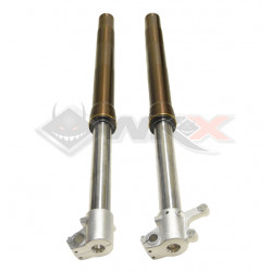 Tubes de fourche 780 mm, axe 15 mm, réglable compression-détente pour pit bike et dirt bike
