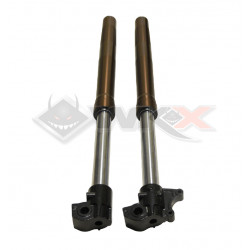 Fourche inversée en aluminium, hydraulique, diamètre 45/48 mm pour pit bike et dirt bike