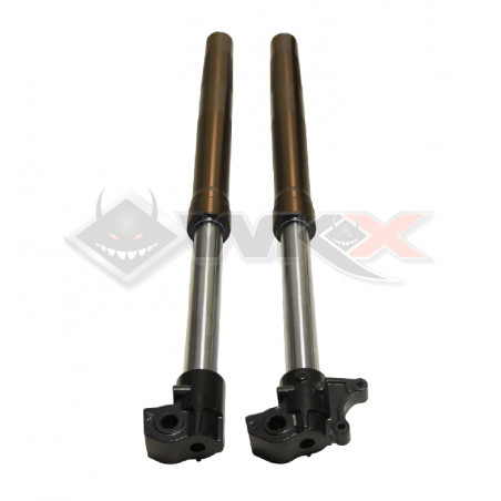 Fourche inversée en aluminium, hydraulique, diamètre 45/48 mm pour pit bike et dirt bike