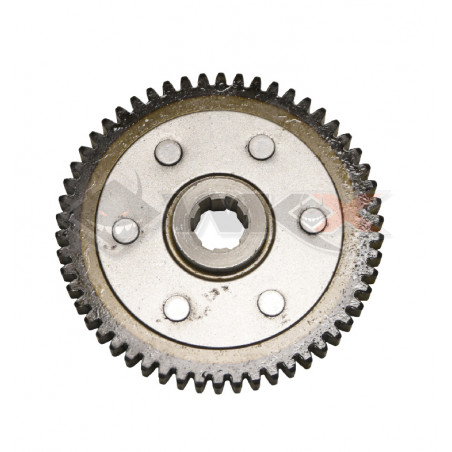 Pignon flector embrayage/boîte 54 dents pour moteur 50cc LIFAN de pit bike L50 BASTOS