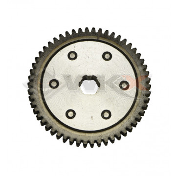 Pignon flector embrayage/boîte 54 dents pour moteur 50cc LIFAN de pit bike L50 BASTOS