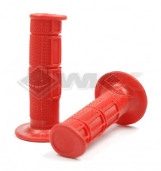 Piece Poignées plastique soft grip ROUGE de Pit Bike et Dirt Bike