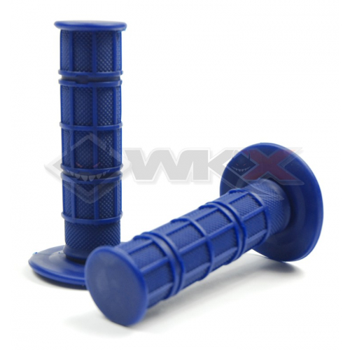 Piece Poignées plastique soft grip BLEU de Pit Bike et Dirt Bike