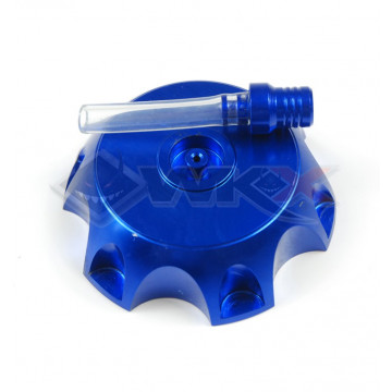 Bouchon de réservoir aluminium BLEU