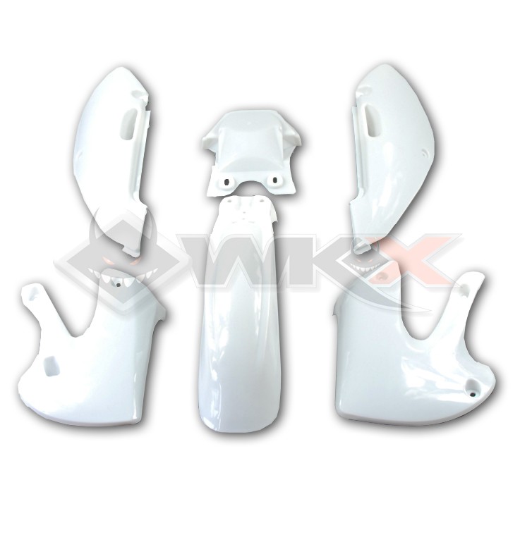 Kit plastique type KLX BLANC