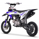 Dirt bike 125cc MX2 WKX bleu-blanc, roues 12/14 pouces, boîte manuelle, moteur Lifan.