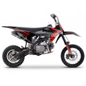 Dirt 125 MX2 WKX rouge-noir, roues 12/14 pouces, boîte manuelle, moteur Lifan.