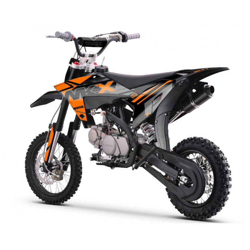 Dirt bike 125cc ORANGE WKX MX2  roues de 12/14" - édition 2026