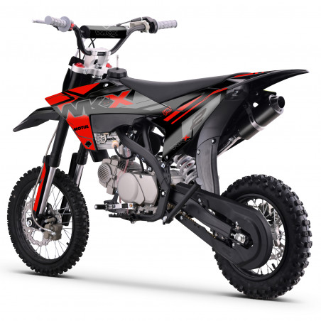 Dirt bike 150cc WKX MX2 ROUGE 12/14" pouces