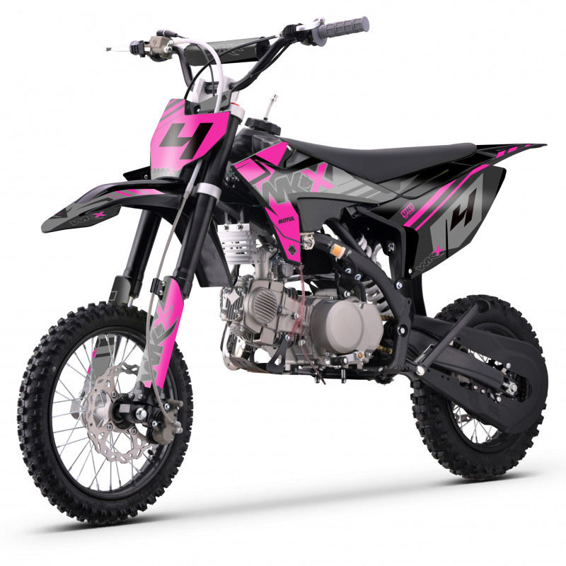 Pit Bike ROSE 150cc WKX MX2 bien équipée, puissante et esthétique.