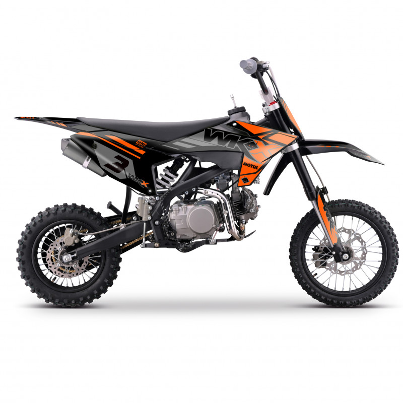 Dirt 150cc orange MX2 de chez WKX RACING