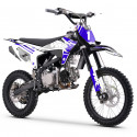 Dirt bike 150cc WKX MX2, roues de 14/17 pouces, couleur bleue