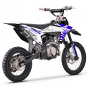 Dirt bike 150cc WKX MX2, roues de 14/17 pouces, couleur bleue