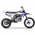 Dirt bike 150cc WKX MX2, roues de 14/17 pouces, couleur bleue