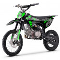 Dirt 150cc verte, roues 14/17 pouces de chez WKX Racing, modèle MX2