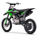 Dirt 150cc verte, roues 14/17 pouces de chez WKX Racing, modèle MX2