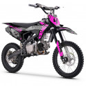 Pit bike 150cc ROSE, roues 14/17 pouces, MX2 de chez WKX Racing
