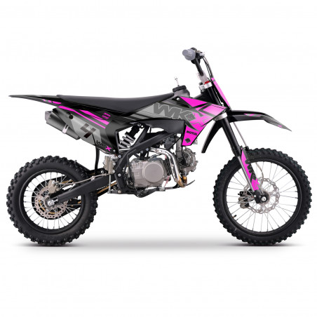Pit bike 150cc ROSE, roues 14/17 pouces, MX2 de chez WKX Racing