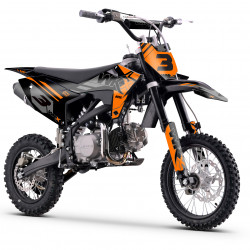 Dirt bike 125cc ORANGE WKX MX2  roues de 12/14" - édition 2026