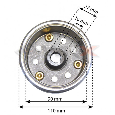 Rotor d'allumage 150-250 ZONGSHEN